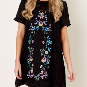 NBW embroidered dress from Red Dress Boutique